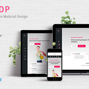 Angushop - Angular 8 Shop Template Material Design
