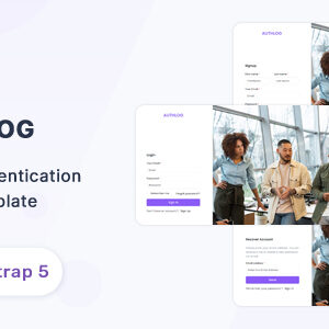 Authlog - Bootstrap 5 Authentication Page HTML Template