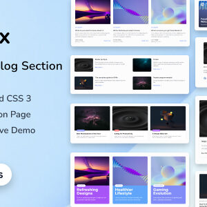 BlogFlex - Tailwind CSS 3 Blog Section