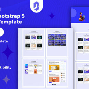 BlogXtra - Responsive Bootstrap 5+ Blog Section Template