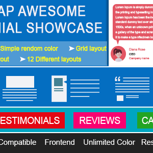 Bootstrap Testimonials Showcase