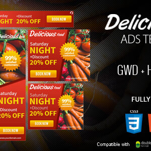 Delicious Food Ads Template