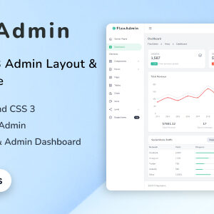 FlexAdmin - Tailwind CSS 3 Admin Layout & UI Kit Template
