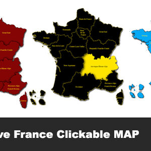 Interactive France Clickable Map