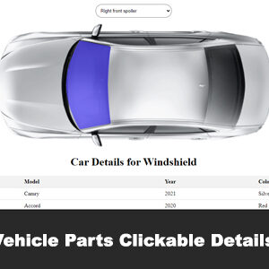 Interactive Vehicle Parts Clickable Details