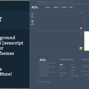 Live Code Playground With Bootstrap Themes
