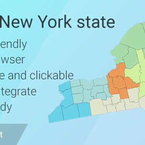 Map of New York State