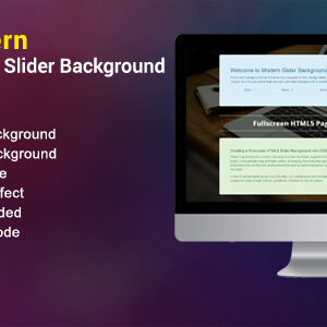 Modern Video and Slider Background