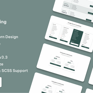 Prizo - Tailwind Pricing Table HTML Website Template
