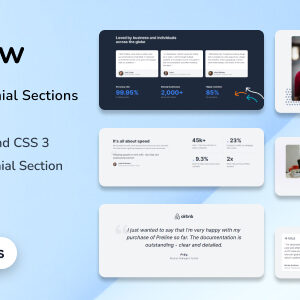 Tailwind CSS 3 Testimonial Section - Userview