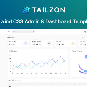 Tailzon- Tailwind CSS 3 Admin Layout & UI Kit Template