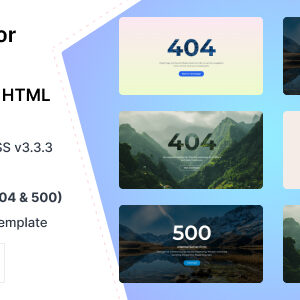 TechError - Error Page HTML Template