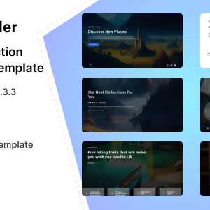 TechSlider - Hero Slider Section Tailwind CSS 3 HTML Template