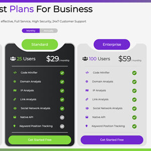 Trans Creative Pricing Table