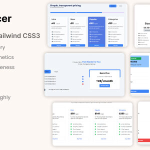 TwistPricer - Tailwind CSS Pricing Showcase