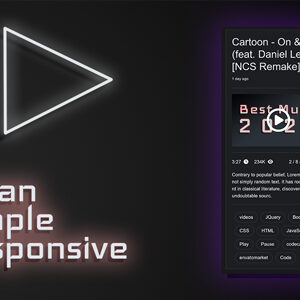Videos HTML Template