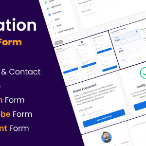 initForm - Multipurpose HTML form with authentication, chat-box, Multi-step Form, contact etc.